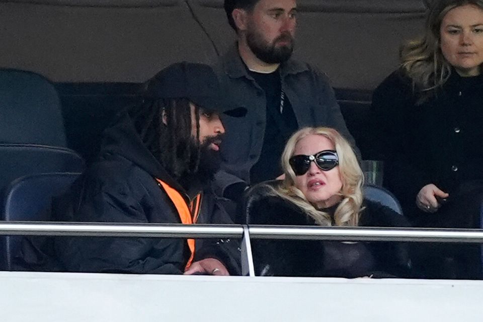 Madonna during the Barclays Women's Super League match at the Tottenham Hotspur Stadium, London. (Jonathan Brady/PA Wire)